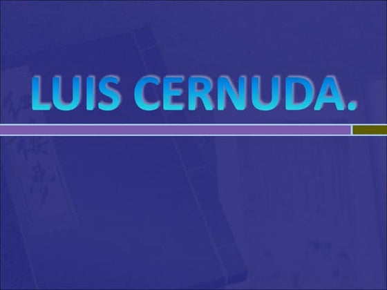 Luis cernuda