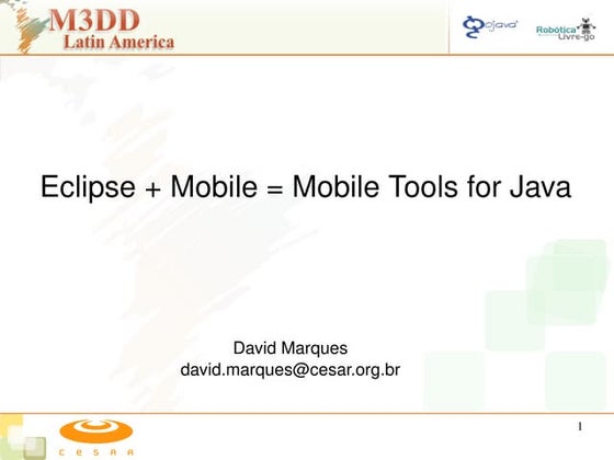 Eclipse Mobile Tools for Java Project