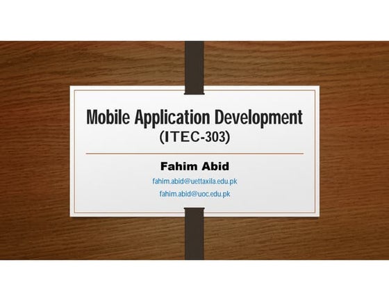 Mobile Application Development -Lecture 11 & 12.pdf