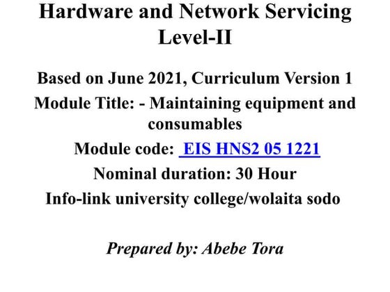 Maintaining equipment and consumables  ppt.pptx