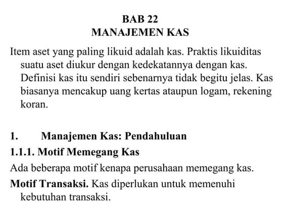 Manajemen keuangan bab 22