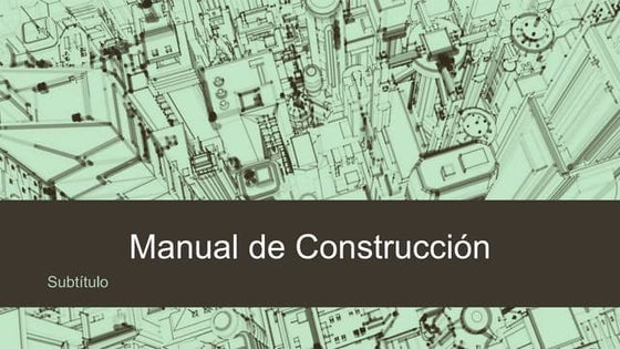 Manual de construcción II