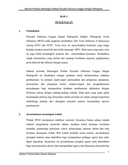 Manual hpai