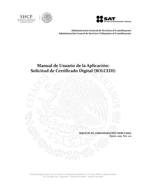 Manual solcedi