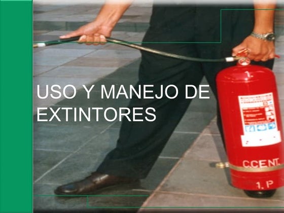 Manual uso y manejo de extintores