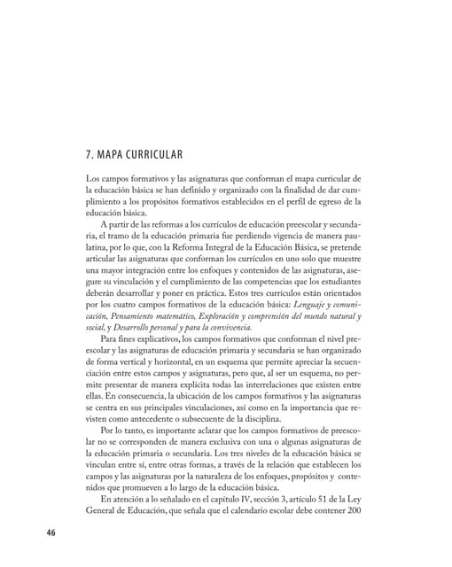Campos formativos