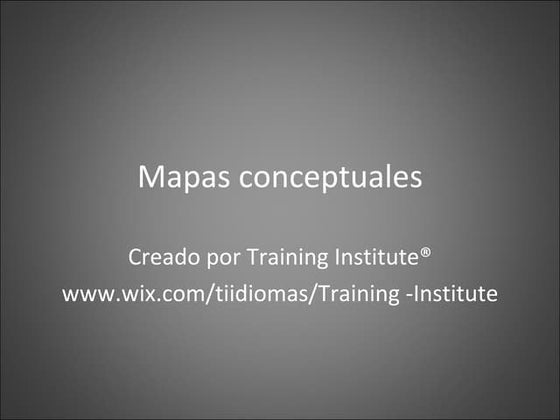 Mapas conceptuales