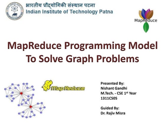 Map reduce programming model to solve graph problems