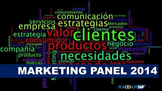 Diagnostico de Marketing en Colombia - Marketing Panel RADDAR SAP