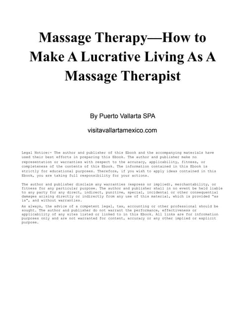 Massage therapist