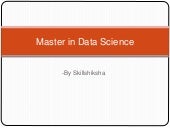 Master in data science