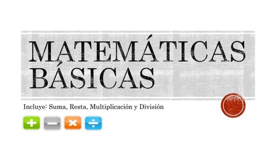 Matemáticas básicas