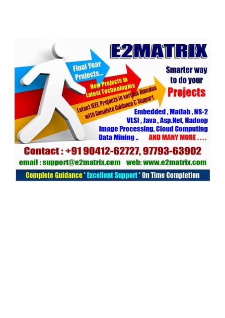 Research papers and projects on digital image processing
