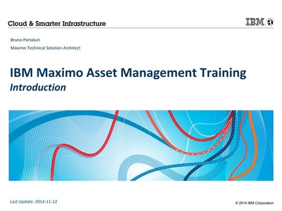 Maximo Training - Introduction