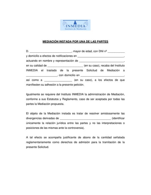 Mediacion
