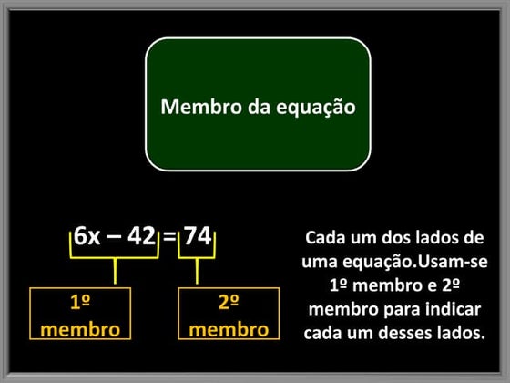 Membro da equação