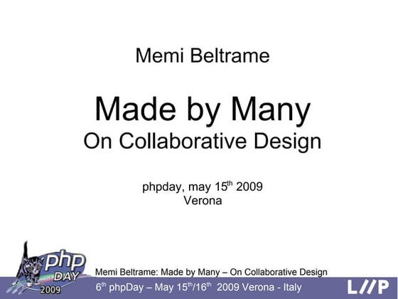 Memi Beltrame Collaborative Design