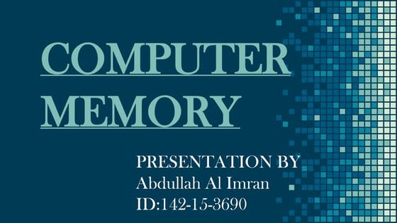 Memory Organization