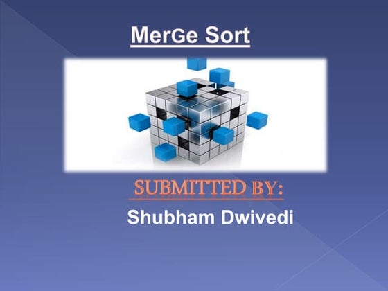 Merge sort algorithm