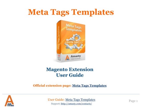 Meta Tags Templates