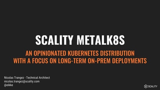 Introducing MetalK8s, An Opinionated Kubernetes Implementation