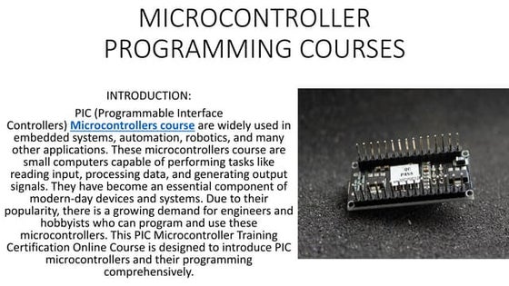 MICROCONTROLLER PROGRAMMING COURSES.pdf