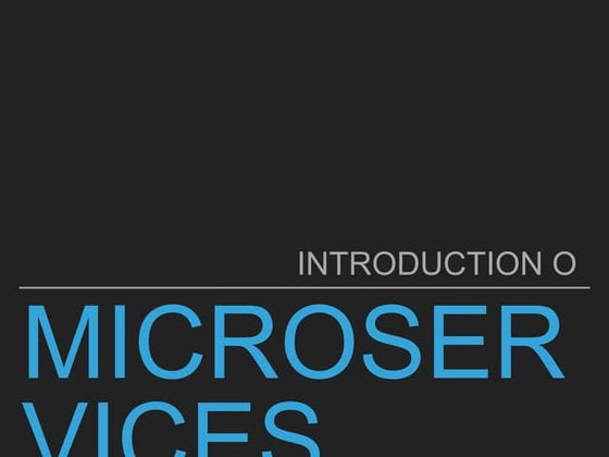 Micro service Arthicetcure 