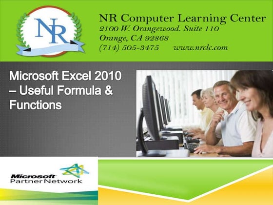Microsoft excel 2010   useful formula & functions