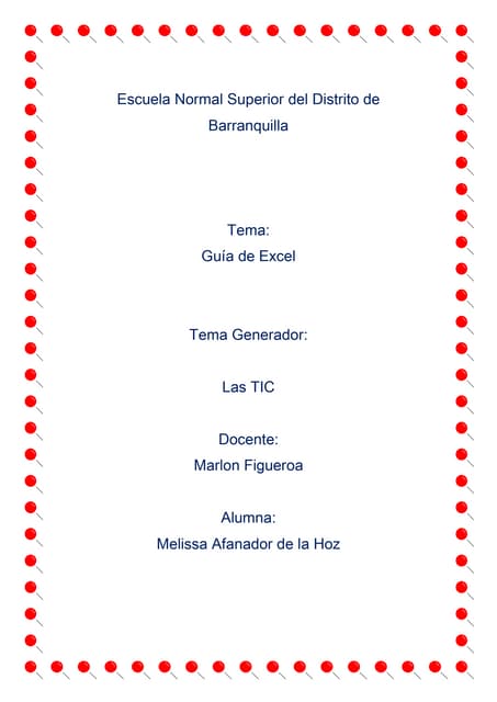 Mi guia de excel