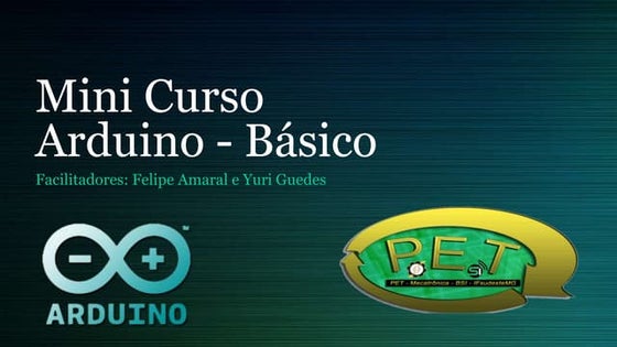 Mini curso arduino   básico pet v2