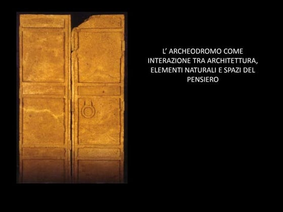 Ldb S.P.A. 18-06-2014 sorti - progettazione musei open-air