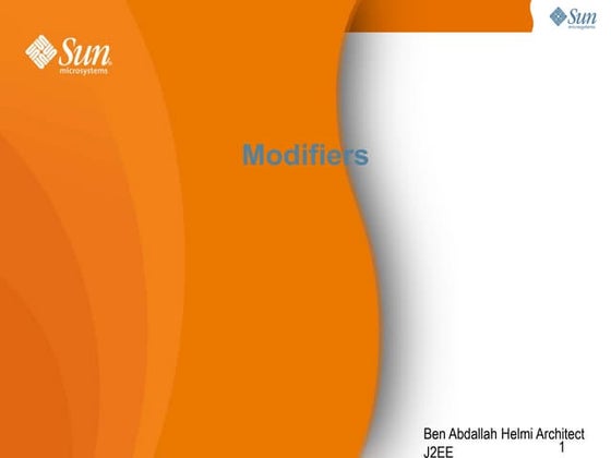 chp 3 : Modifiers (scjp/ocjp)