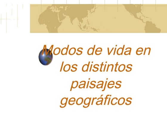 Modos de vida decimo 2016