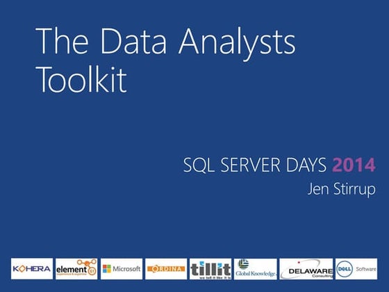 Preconference Overview of data visualisation and technology