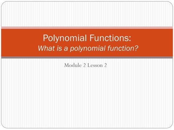 Module 2 Lesson 2 Notes