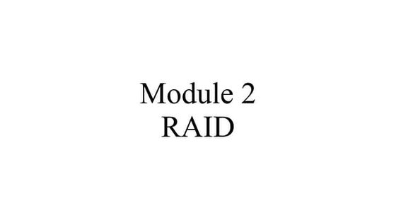 Information_Storage_Management_Module 2_RAID.pptx