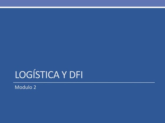 Logistica modulo de carga
