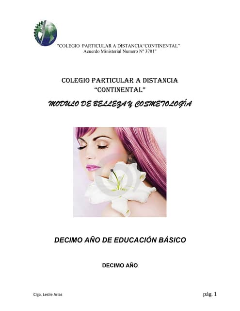 Modulo de Belleza y Cosmetología 10