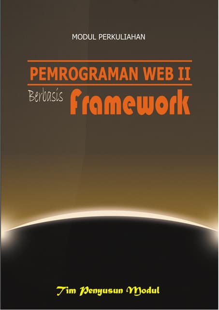 Modul Web Programming - Framework CodeIgniter