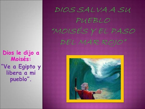 Moisès y el paso del mar rojo