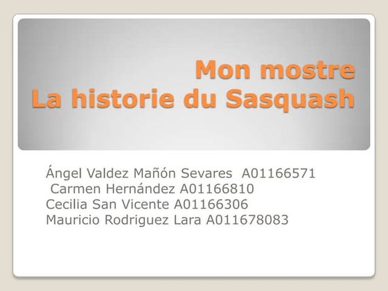 Mon mostre complete