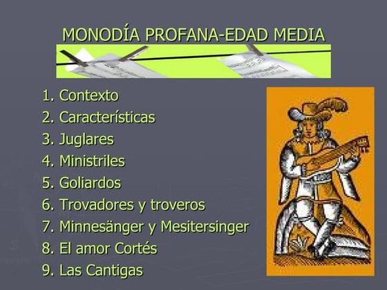 Música Profana Edad Media
