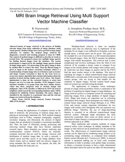 Mri brain image retrieval using multi support vector machine classifier