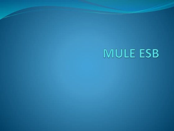 Mule esb