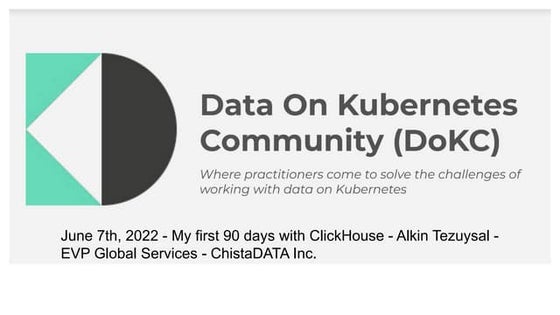 My first 90 days with ClickHouse.pdf