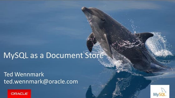 MySQL as a Document Store