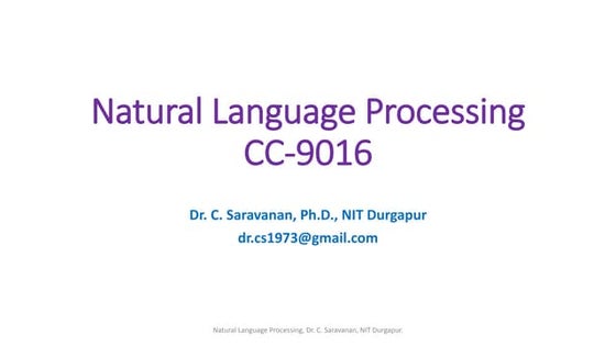 Natural language processing