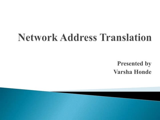Network address translation