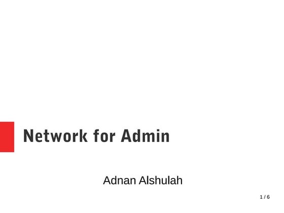 Network for amin