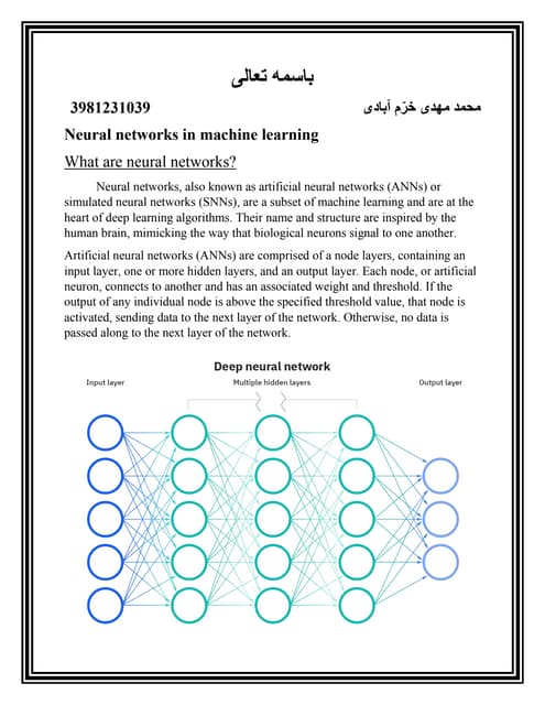 Neural Networks